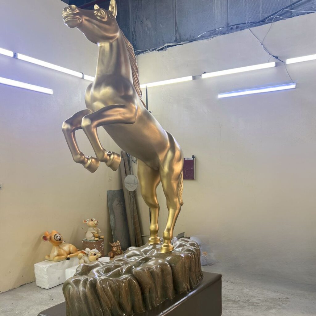 Golden Horse in GRP By rawnaq NPPF_UAE